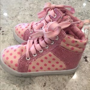 Pink toddler sneakers peppa pig